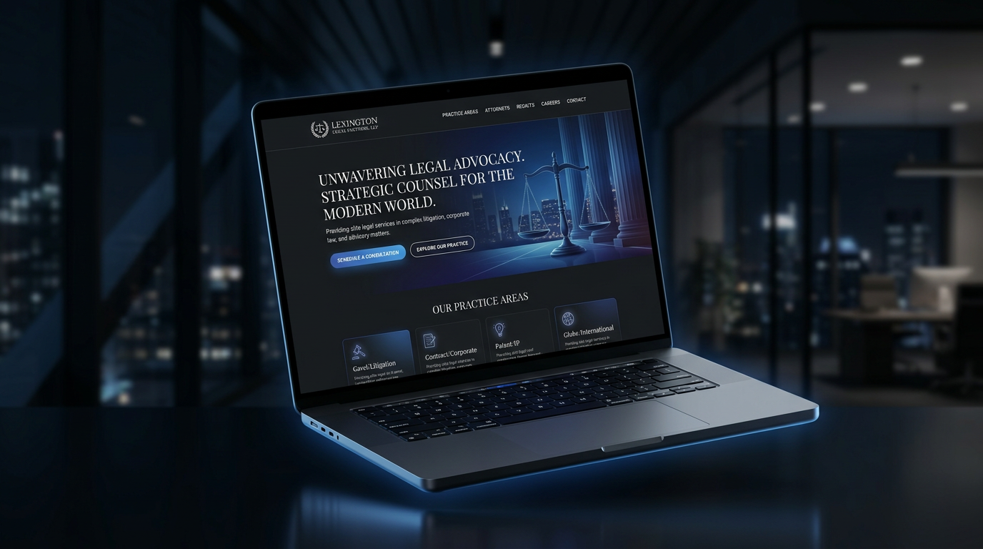 Сайт юридической компании — макет